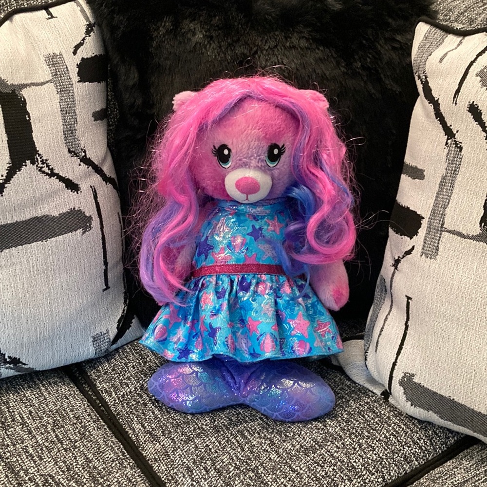 Build a Bear Magical Mer-Bear Mermaid Plush